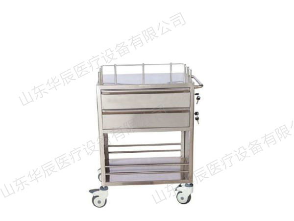 K6不銹鋼送藥車(chē)(雙層)